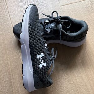 Under Armour Charcoal and White Athletic Shoes